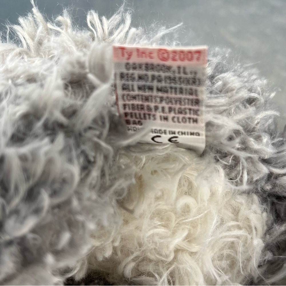 Rare TySilk Beanie Plush Asher Cat - Picture 6 of 6
